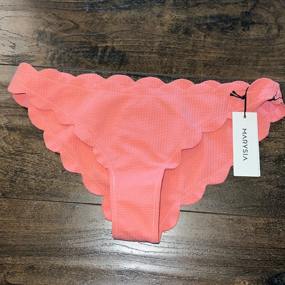 NEW Marysia Swim Scalloped Bikini Bottoms - Picture 1 of 6